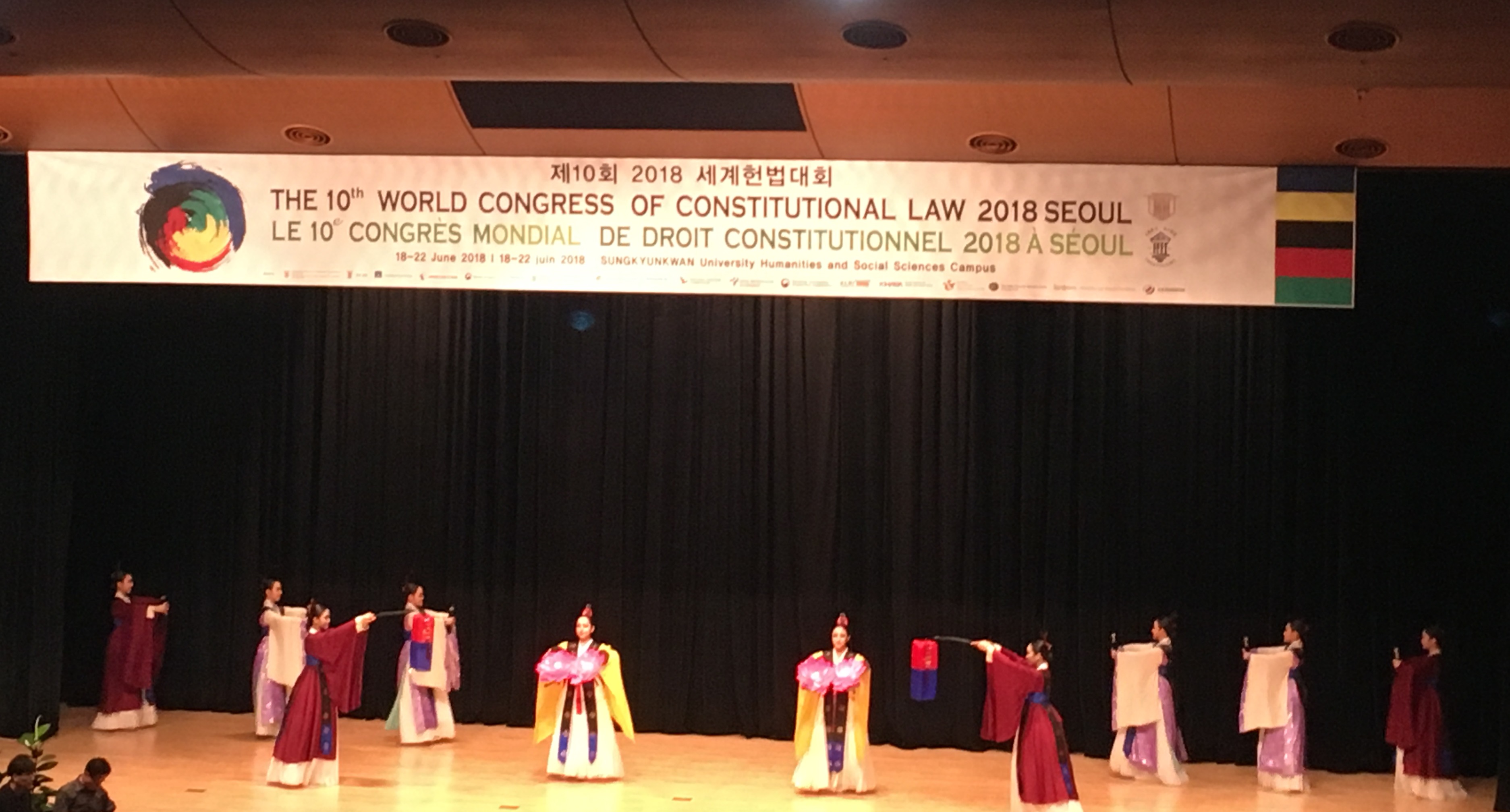 dancers on stage for the opening ceremony